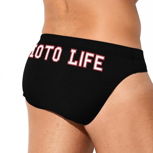 Moto Life Mens Swim Briefs Quick Dry Swimming Trunks Training Swimsuit Low Rise Swimwear3