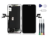 Premium Screen Replacement Compatible with iPhone X Screen Replacement 5.8 inch (Model A1865 A1901 A1902) Touch Screen Display digitizer Repair kit Assembly with Complete Repair Tools