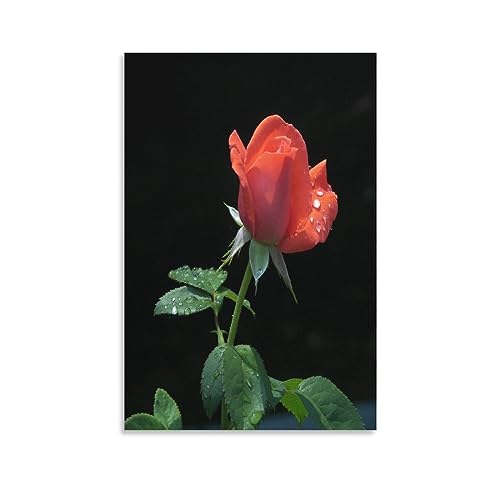 Toile abstraite figure rose 60x90cm poster mural salon IOFEER
