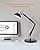 LEPOWER Metal Desk Lamp, Adjustable Goose Neck Architect Table Lamp with On/Off Switch, Swing Arm Desk Lamp with Clamp, Eye-Caring Reading Lamp for Bedroom, Study Room &Office (Black)