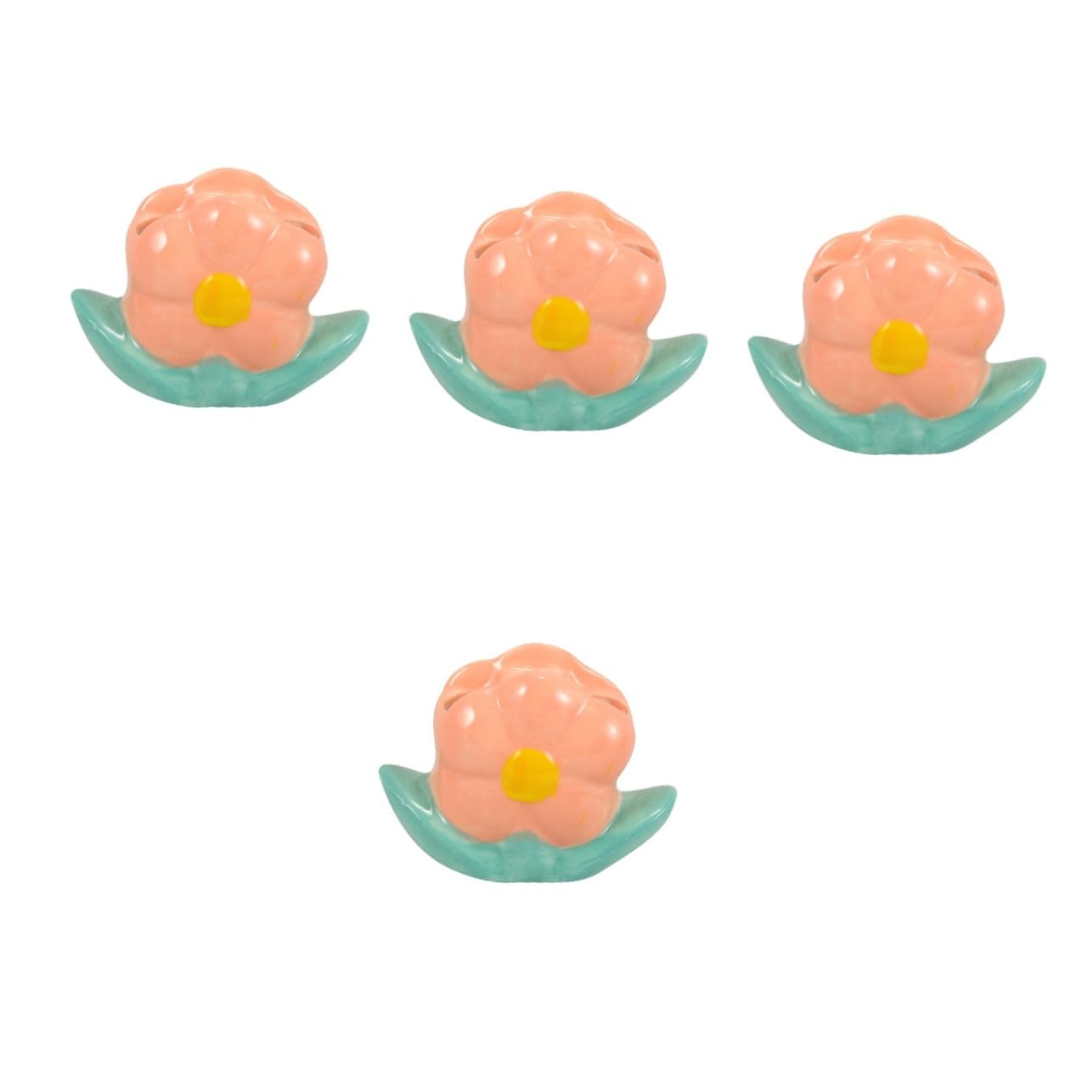 Cabilock 4 Pz Portaspazzolini Contenitore Per Spazzolini Da Denti Portaspazzolino Per Bambini Bancone Portaspazzolino Porta Spazzolino Da Denti Elettrico Ceramica Rosa