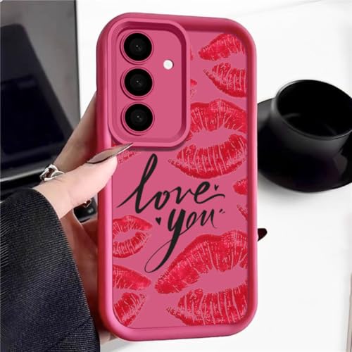 Coque Samsung S25 Plus lèvres rouges la touche style rose pour vos sorties