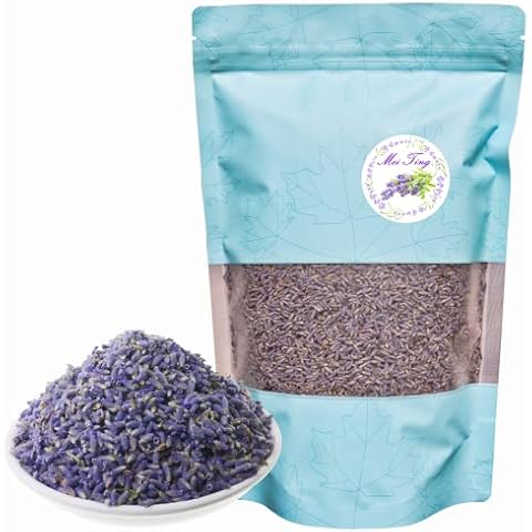 Mei Ting Dried Lavender Flower Buds 100% Natural 5A Level Ultra Blue Dried Lavender Petals 200g Cover