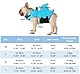 FONLAM Schwimmweste Hund Hundeschwimmweste Schwimmweste für Kleine Mittelgroße Hunde Rettungsweste Warnweste Schwimmbad (M, Blau)