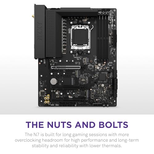 NZXT N7 B650E ATXマザーボード Black N7-B65XT-B1 の商品画像 2