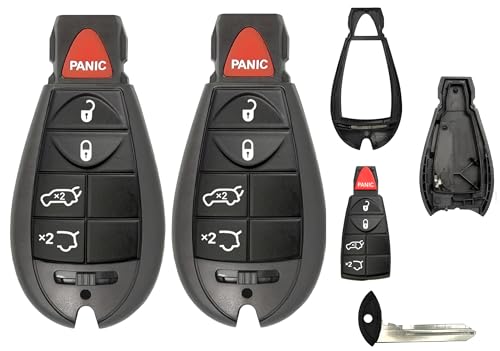 Clés sans clé M3N5WY783X réparer boîtier usé Jeep Grand Cherokee Commander coque nue 5 boutons