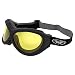 Global Vision Big Ben Motorcycle Goggles (Black Frame/Yellow Lens)