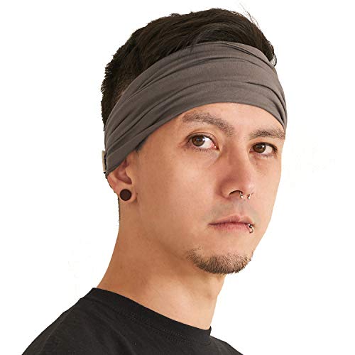 CHARM Homme Bandeau Japonais Sports - Tête Bande Bandana Extensible