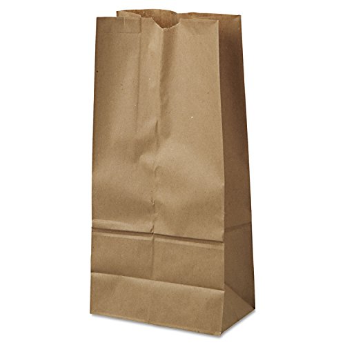 Duro Grocery Bag, 4 Lb, Kraft, 5