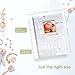 Lil' Peach First 5 Years Baby Memory Book, Gray Guided Baby Keepsake Journal and Photo Album with 46 Acid-Free Fill-In Pages