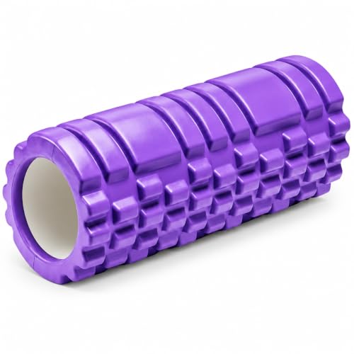 1ABOVE Purple 33 x 14cm Deep Tissue Foam Roller for Gym