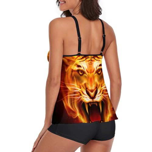 Maillot de bain tankini short de garçon ensemble bikini fluide robe de plage