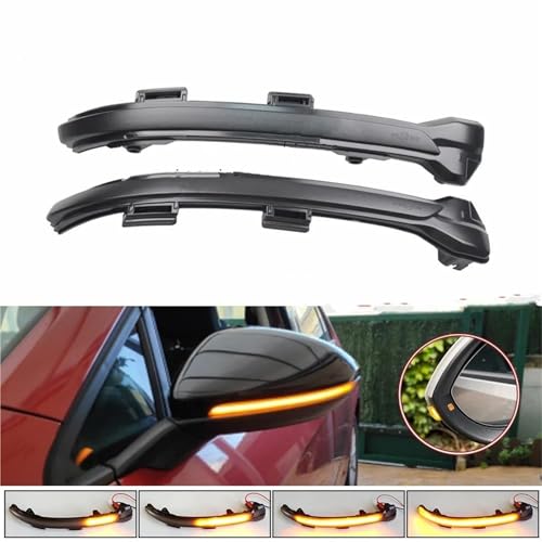 Señal giro dinámica LED espejo lateral Golf 7 VII MK7.5 Jetta MK7 2