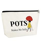 Gfhzdmf Inspirational Gifts For Women Funny Make Up Bag For Her Pots Awareness Gift Pots Syndrome Warrior Gift Dysautonomia Awareness Gift Travel Cosmetic Pouch Birthday Christmas Gifts For Women