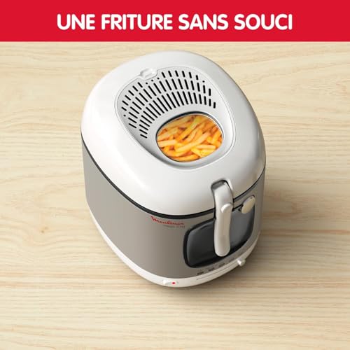 Friteuse Moulinex AM480070 3 L et son Coupe-frites pour en finir avec la corvée