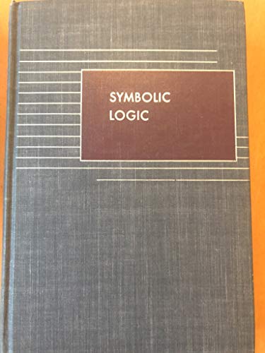 Symbolic Logic, 3rd, Third Edition B002LLJQW4 Book Cover