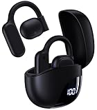 AI Translation Earbuds Real Time 164 Languages 80H Playtime Translator Ear Buds Audifonos Traductores Inglés Español Wireless Earphones Bluetooth AI Headphone for Travel Meeting Learning K08 DarkBlack