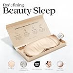 Pure Silk Sleep Mask [100% 6A Mulberry Silk, 22 Momme] Light Blocking Travel Essentials. Eye Masks for Sleeping. Black Oeko-Tex Blindfold. Eye Covers for Men & Women - Image 2
