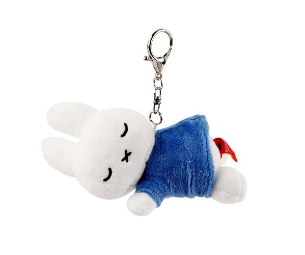 MSGlobal Cute Plush Keychain for Bag, Backpack, About 4.5 x 2.5 Inches