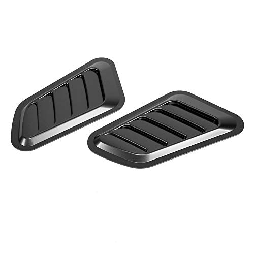Capa de admissão de fluxo de ar do carro, material ABS adesivo de carro decorativo ABS fluxo de ar e