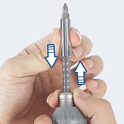 Milageto Ferramenta Manual de Precisão Chave de Fenda Catraca Portátil