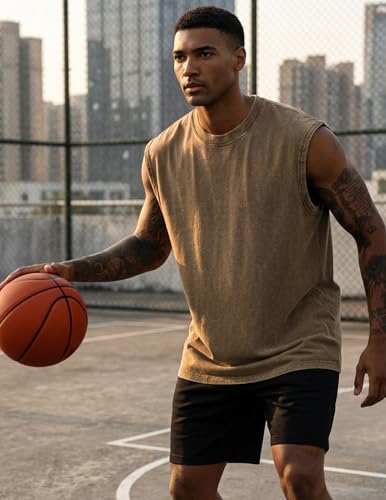 MAPICK Workout Tank Tops for Men 3 Pack Sleeveless Muscle Shirts Athletic Gym Tanks for Running & Sports Lightweight