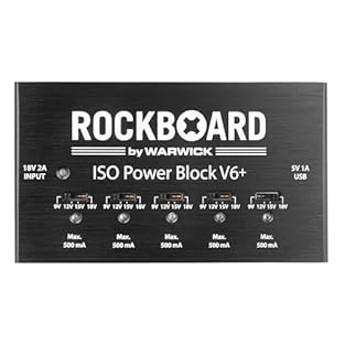 Multi-power supply for effects devices 5 galvanically separated, highly filtered power connections Power supply of up to 5 effect pedals Dimensions (L x W x H): 120 x 70 x 26 mm Weight: 195g