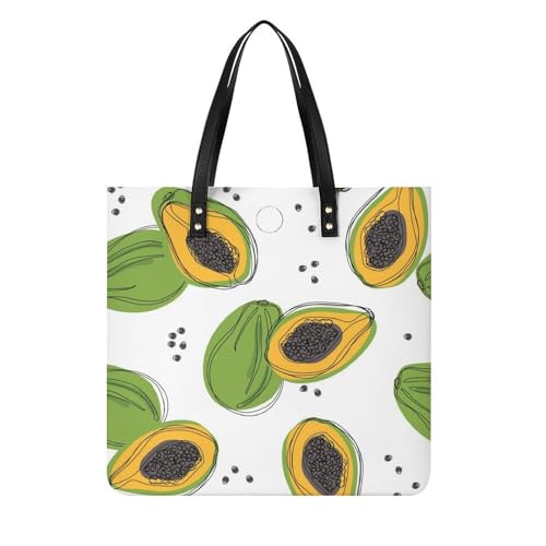Sac à bandoulière avocat femme grand tote bag en tissu pour voyage 39x39