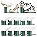 NIUQIGE lot de 10 Support Rangement Chaussures Réglable, 2 Niveaux de Hauteur, Antidérapante, Peu encombrant, Durable et Facile D'entretien, Rangement pour Chaussures en Plastique