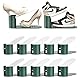 NIUQIGE 10 Stück Schuhorganizer Schuhe Organizer, Schuhhalter Set, Einstellbar 2 höhenverstellbar Schuhregal, Platzsparend Schuhstapler, Rutschfest, Organisierer, PP Kunststoff Schuhaufbewahrung