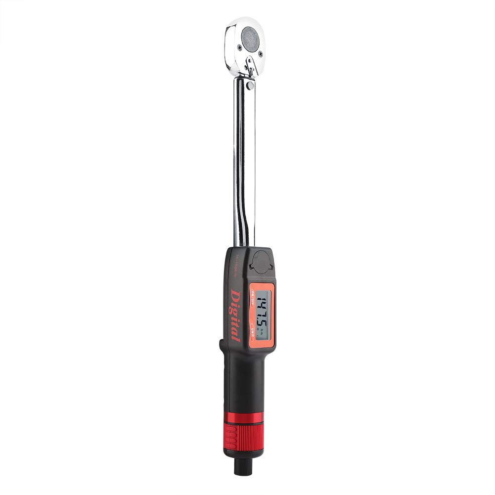 Rengue 1 Cyfrowy Klucz Dynamometryczny z Napędem 2 Cali, Klucz Zatrzaskowy z Podświetleniem LED, od 30 do 150 Ft Lb z konwersją Nm na Lb, Ergonomiczny Uchwyt do Napraw Samochodów i Użytku Domowego