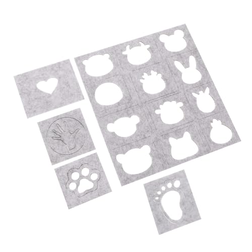 Veemoon 5pcs Felting Starter Molds Wool Applique Kits Needle Felt Moulds Embroidery Felt Molds Unique for Craft Lovers