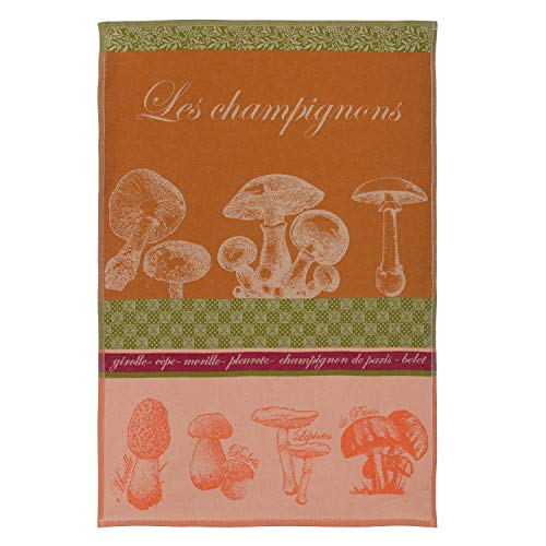 Torchon en Jacquard de Coton, Les Légumes, Coucke (Champignons) Cover