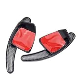 Material: Kohlefaser TINTABO Carbon Lenkrad Schaltpaddel, für VW Golf 7 Lenkrad Schaltpaddelverlängerung Aufkleber WLR-PSD05