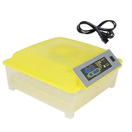 Automatic 48 Digital Clear Egg Incubator Hatcher 80W Egg Turning Temperature Controller for Chicken Poultry Duck Bird