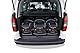 KJUST Kofferraumtaschen 6 stk kompatibel mit CITROEN BERLINGO II (B9) 2008-2018