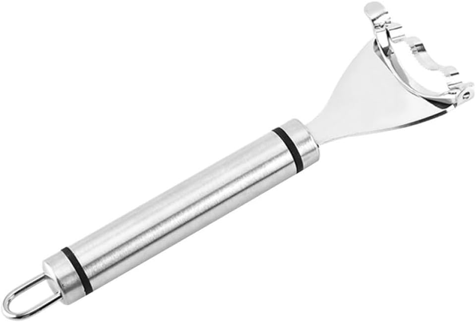 BESPORTBLE Corn Stripper and Stainless Steel Corn Peeler Kitchen Gadget Portable for Easy Cob Stripping with Color Box Packaging