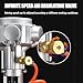 Power Mixer Pneumatic Agitator Clamp-On Drum Agitator Industrial-Grade Pneumatic Shaker Paint Stirring Tool，1 Gallon Pneumatic Paint Mixer, 1/16HP Air with Adjustable Stand, Automatic Lift,