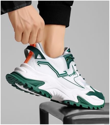 Men's Running Shoes 2026 Lightweight Breathable Mesh Sneakers, Lace Up Athletic Footwear: EVA Arch Support Insole - Non-Slip Rubber Outsole | Walking/Tennis/Gym/Cross Training/Travel/Daily Wear Multi