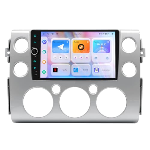 JOYING Car Stereo for Toyota FJ Cruiser 2007-2014 with Wireless Carplay Android Auto Mirror Link, 9 Inch Touch Screen 4GB+64GB Car Radio Andriod 12 Head Unit Plug and Play(JY-TZ168N4)