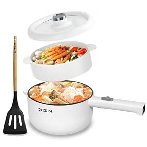 Dezin 2L Hot Pot Electric, Non-Stick...