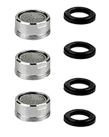 Acual Strahlregler M24, 3 Stück Perlatoren für Wasserhähne, Sieb Wasserhahn Perlator Aufsatz Einsatz mit Edelstahlfilter, Wasserhahn Sieb Strahlregler mit Wasserhahnschlüssel &10 Dichtung