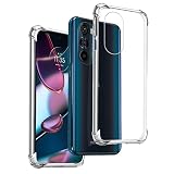 REY Cover in Gel TPU Anti-Shock per Motorola Edge 30 PRO, Morbido Silicone Custodie Protettivo Case, Anti-Scratch, Protettiva Sottile Back Cover