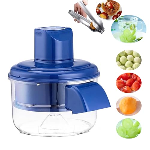 Pandonly ブドウ皮むき器 電動皮むき器 自動ピーラー 小型果物皮むきツール 全自動 家庭用および業務用 電動果物・野菜皮むき機 キッチン用品 プドウ、ニンニク、トマト、ヒパなどに適しています 栗むき器をひとつ付属します