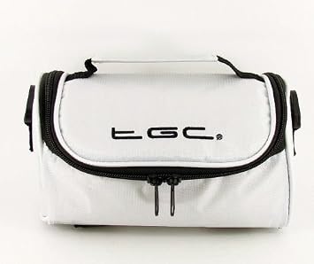 TGC ® Camera Case for Datacard Tru Photo Professional with shoulder strap and Carry Handle (Cool White)