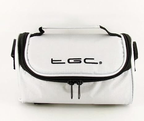 TGC ® Camera Case for Datacard Tru Photo Professional with shoulder strap and Carry Handle (Cool White)