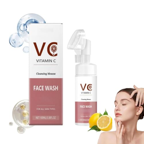 Beautymoss Cleanser Esencia de vitamina C Mousse limpiadora Espuma purificante Limpiador exfoliante