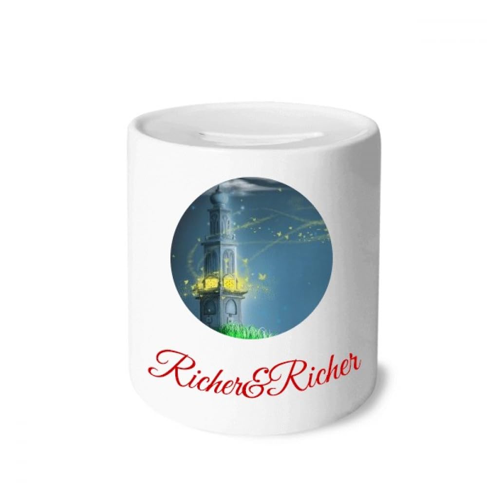 Peinture riche tirelire tirelire pièce de monnaie Fuying au design Silent Night