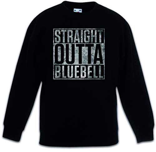 Sweat-shirt enfant Straight Outta Bluebell pull noir facile à laver pour parents pressés