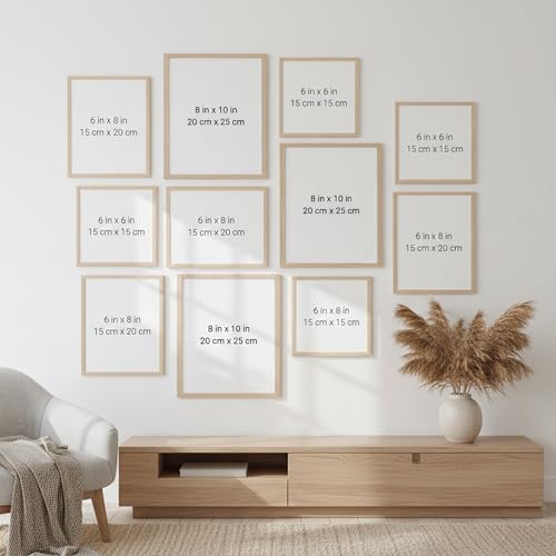 Image of kotart Photo Frame For Wall decoration | Wooden Frames For living room Office | Aesthetic Frames For Wall Decor Gifts | Photo frame for Home Decor Bedroom | Set of 11